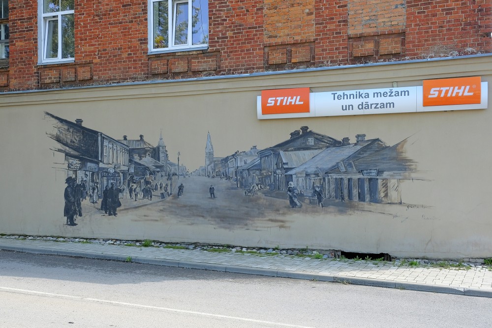 Wall paintings in Rēzekne