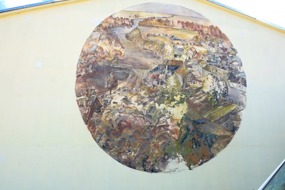 Wall paintings in Rēzekne