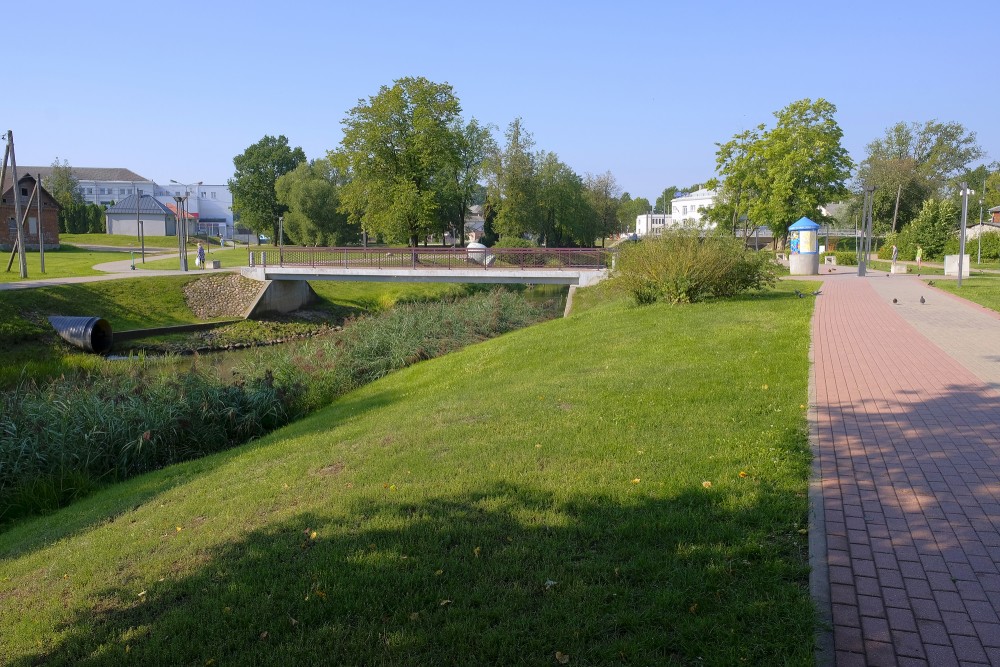 Pedestrian promenade in Rēzekne