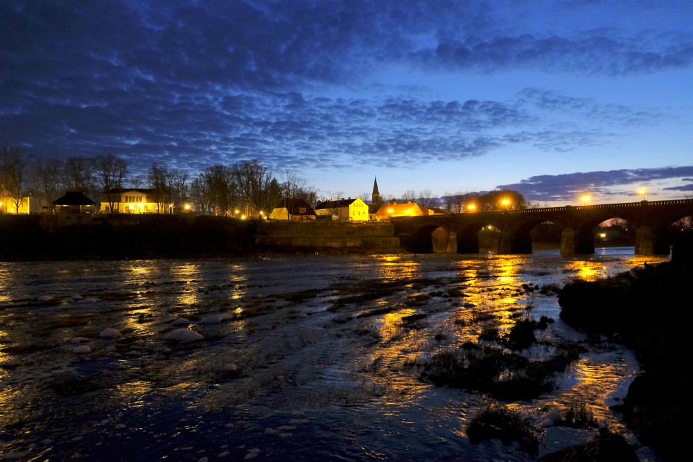 Kuldīga at Night