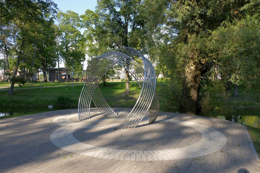 Environmental object "Rings", Kens Park, Jēkabpils
