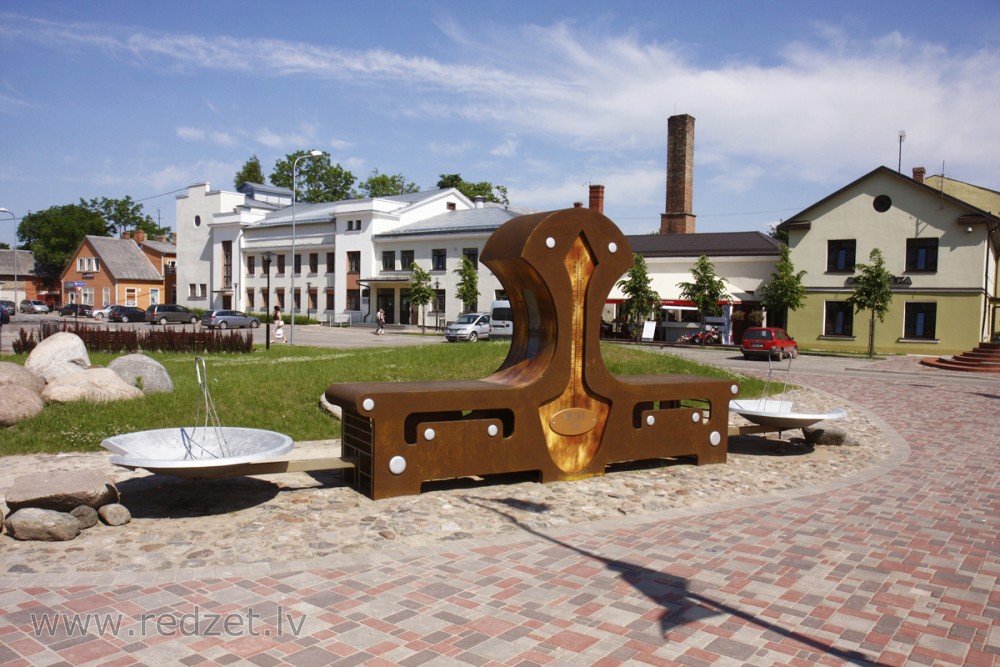 Environmental Art Object "Scales" (Jēkabpils)