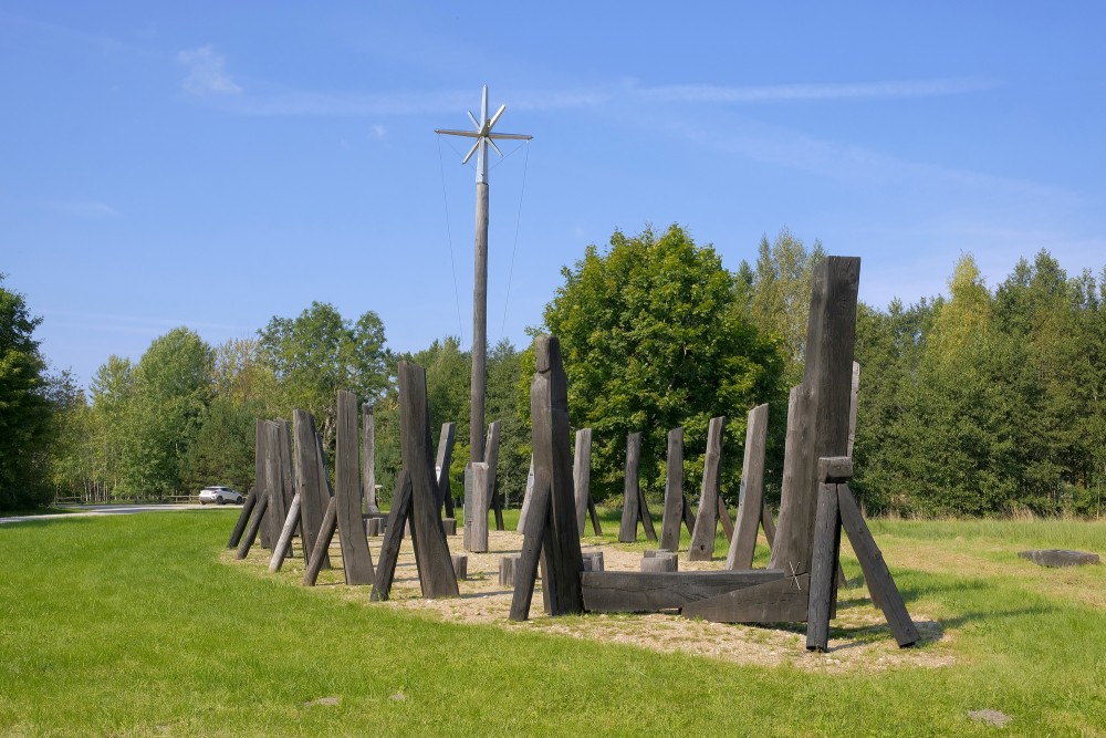 Sculpture "The century of sailing ships" (Miķeļtornis)