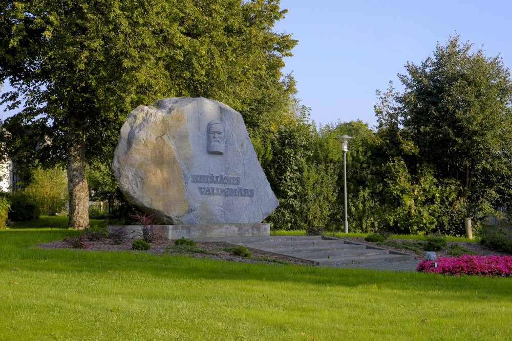 Monument for Krišjānis Valdemārs (Valdemārpils)