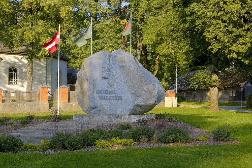 Monument for Krišjānis Valdemārs (Valdemārpils)