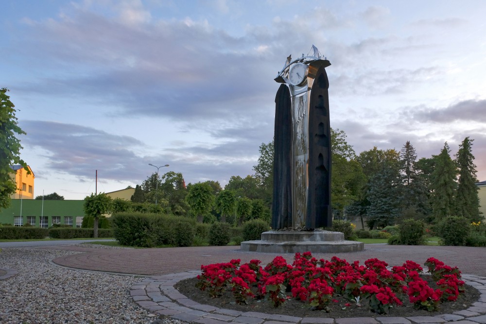 Skrunda. Pilsētas pulkstenis