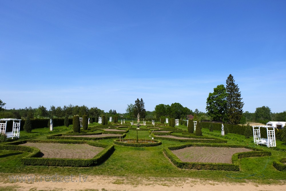 Renaissance Garden of Brukna Manor