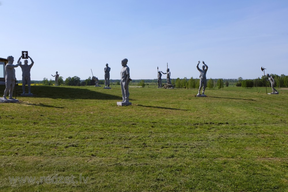 Apostles Sculptures at Brukna Church