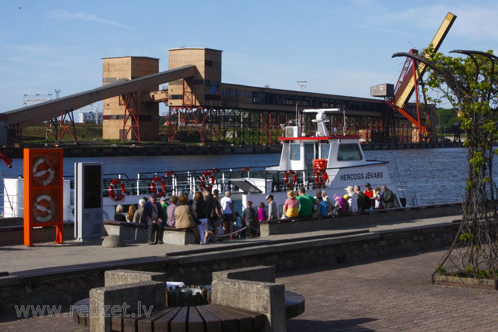 Riverboat "Hercogs Jēkabs” in Pier