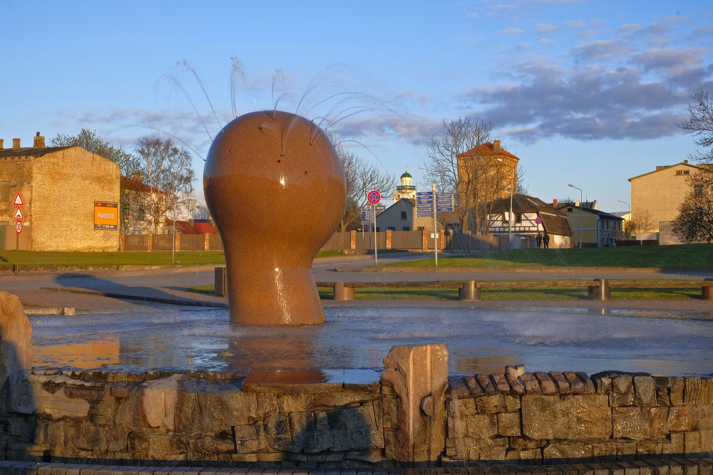 Fountain "Ship Observer" in Ventspils