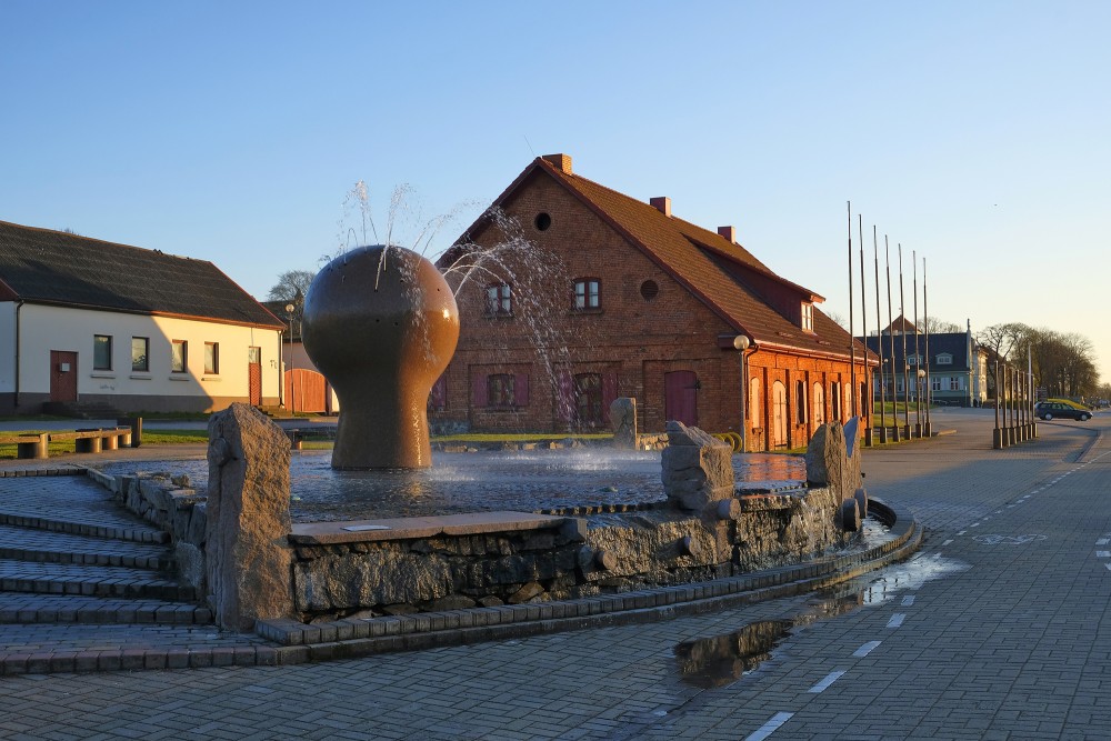 Fountain "Ship Observer" in Ventspils