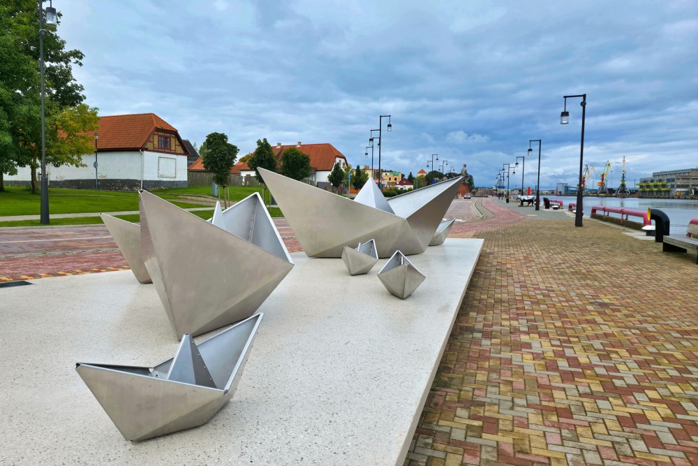 Environmental Object "Little Boats" in Ventspils (Memorial to Admiral Teodors Spāde)