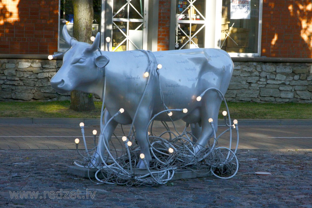 Cow of Light, Ventspils, Latvia