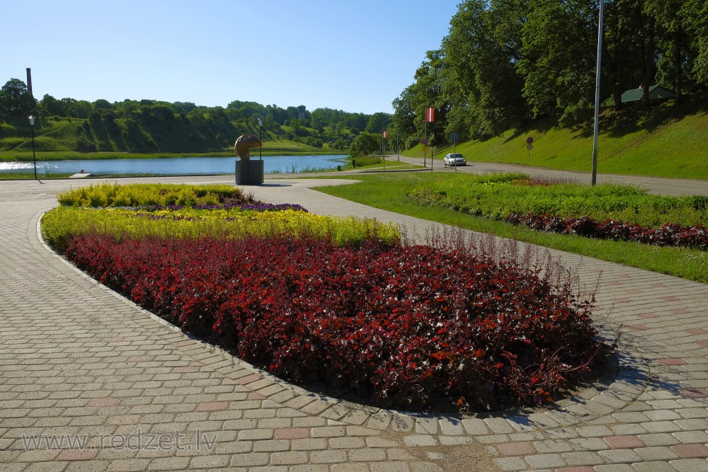 Talsi Landscape and Environmental Art Object “Latvian Sun”