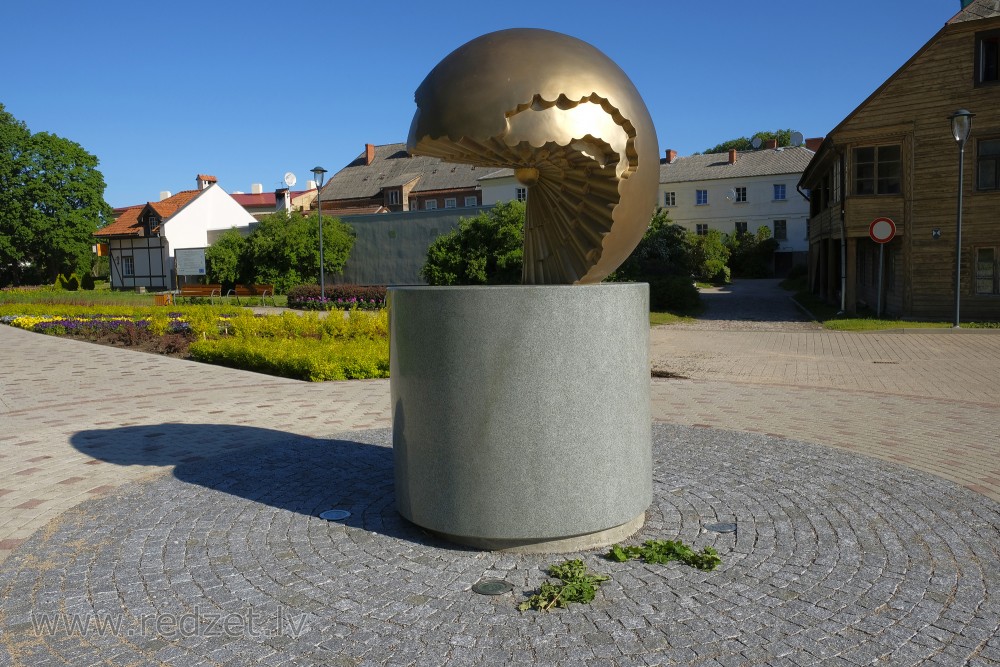Environmental Art Object “Latvian Sun”, Talsi, Latvia