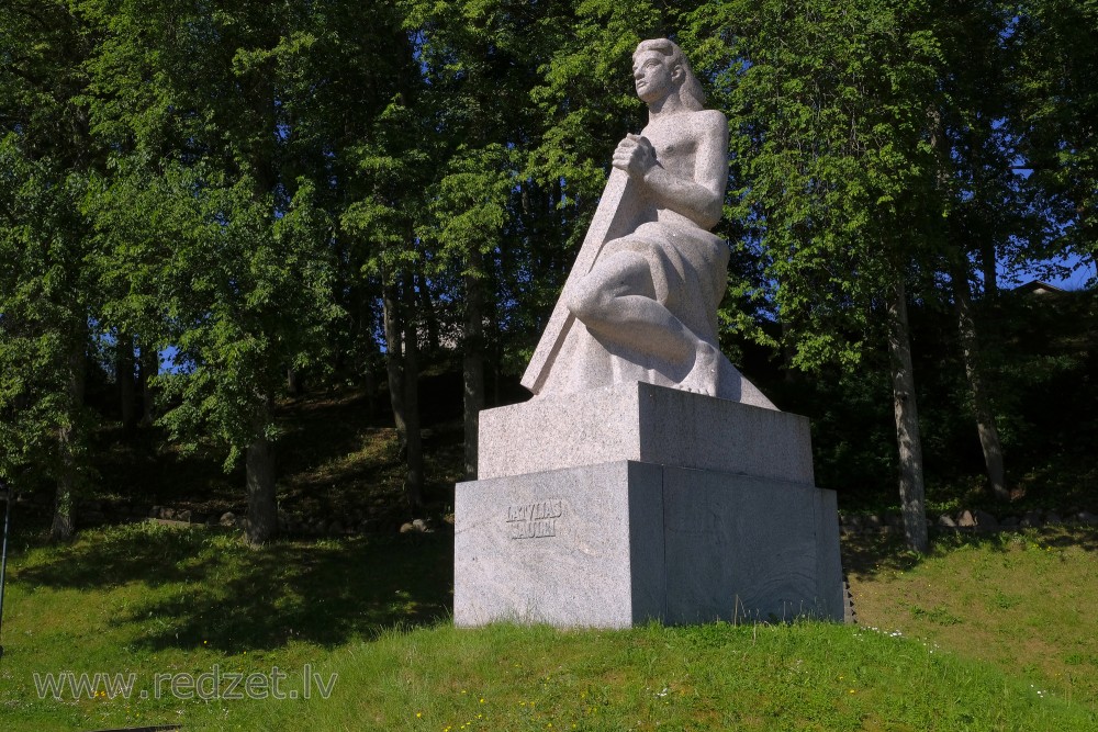 Monument "Koklētājs", Talsi, Latvia