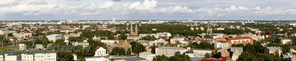 Rīgas panorāma (skats no Latvijas Zinātņu akadēmijas)