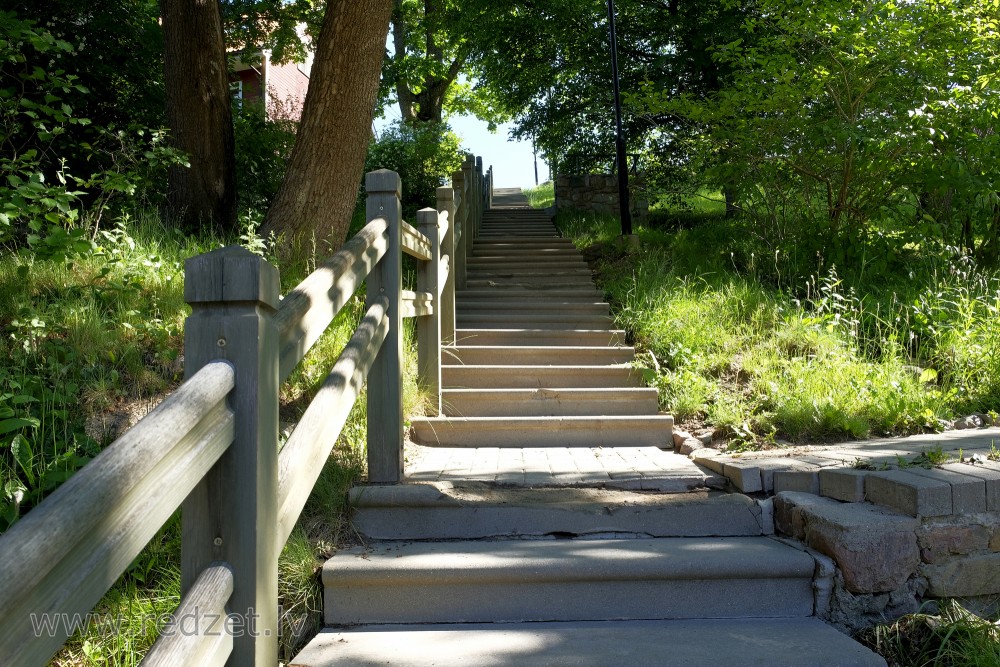 Stairs in Talsi, Latvia