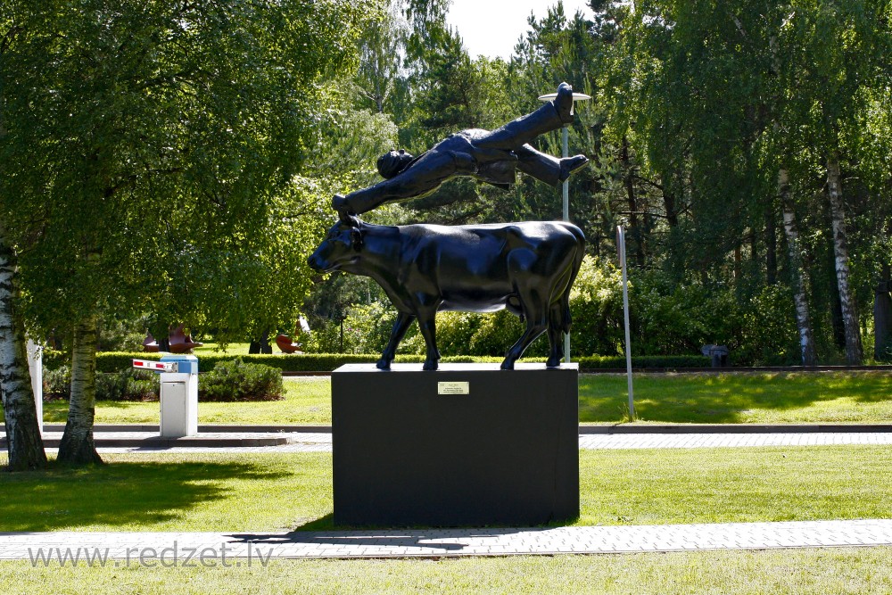 A Midsummer night’s levitation of an entrepreneur above a Kurzeme Blue Cow