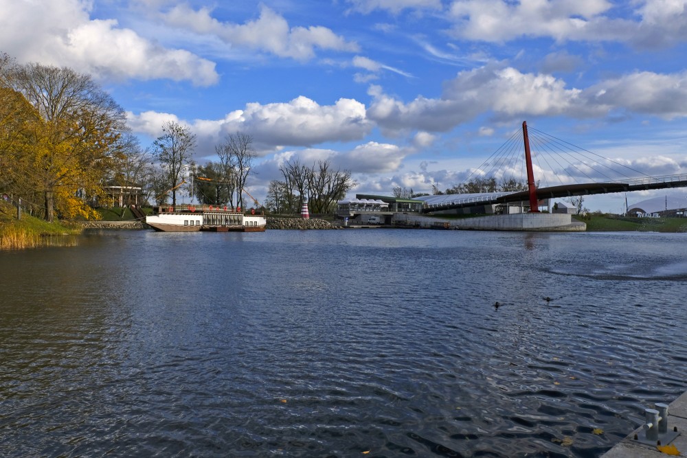 View of Pontoon - Banquet Hall Silva and Mitava Bridge