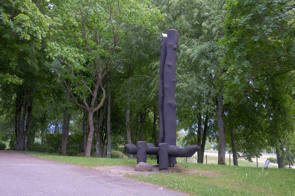 Wooden Sculpture on the Skrunda Walking Trail