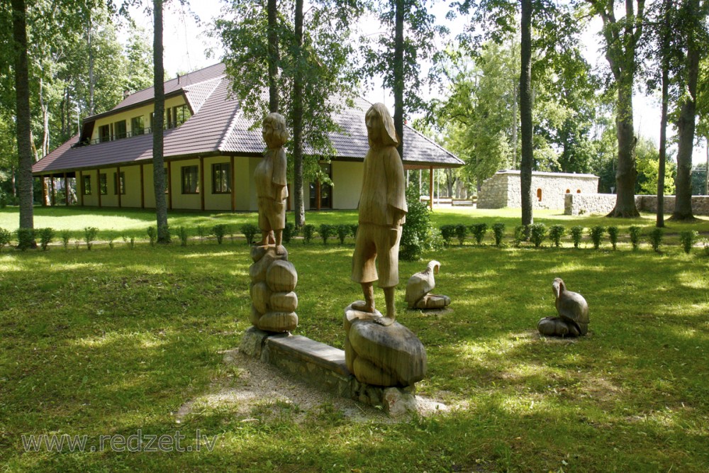Wooden Sculptures In Vigante Park