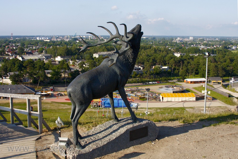 Skulptūra Staltbriežiem Kurzemē-100 (Gļebs Panteļejevs)