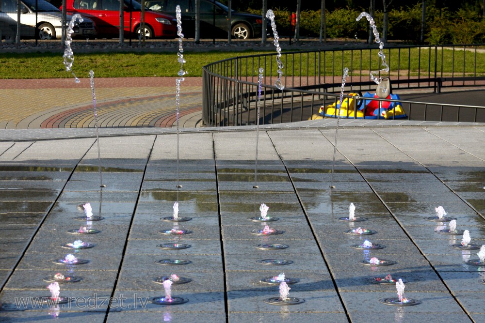 Fountain MATRIX In Ventspils