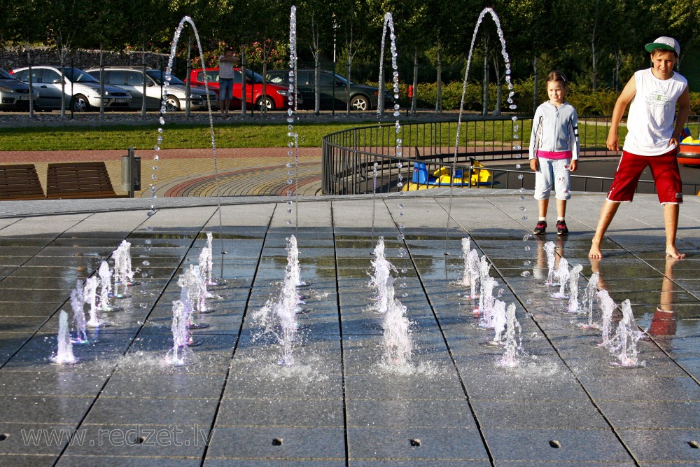 Fountain MATRIX In Ventspils