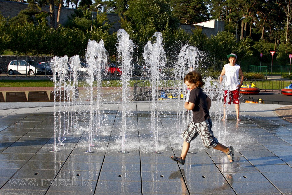 Fountain MATRIX In Ventspils