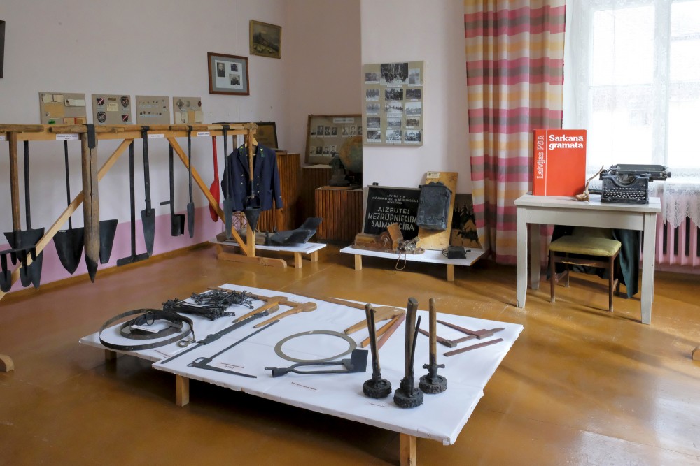 Kazdangas muzeja ekspozīcija