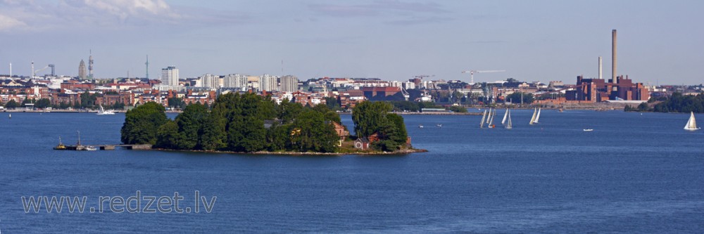 Skats uz Helsinkiem no jūras