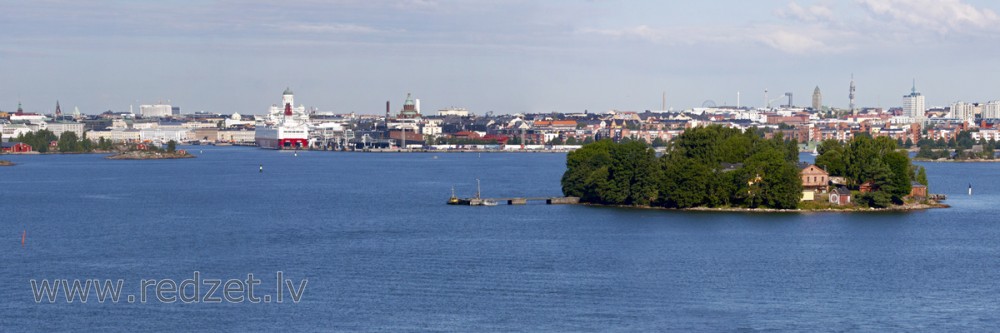 Skats uz Helsinkiem no jūras