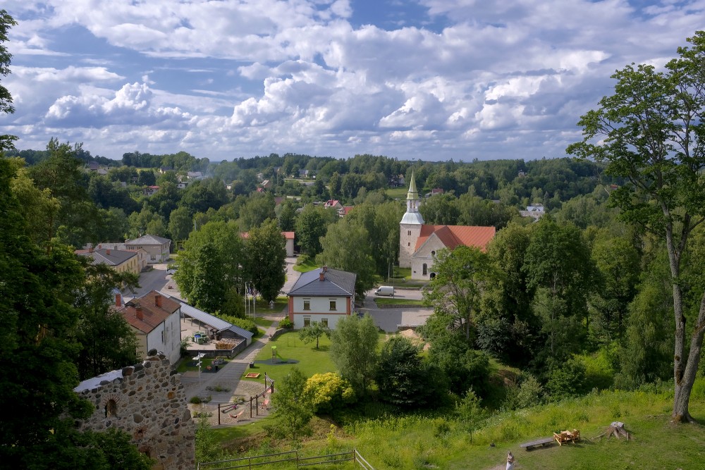 View of Rauna from the Castle Ruins
