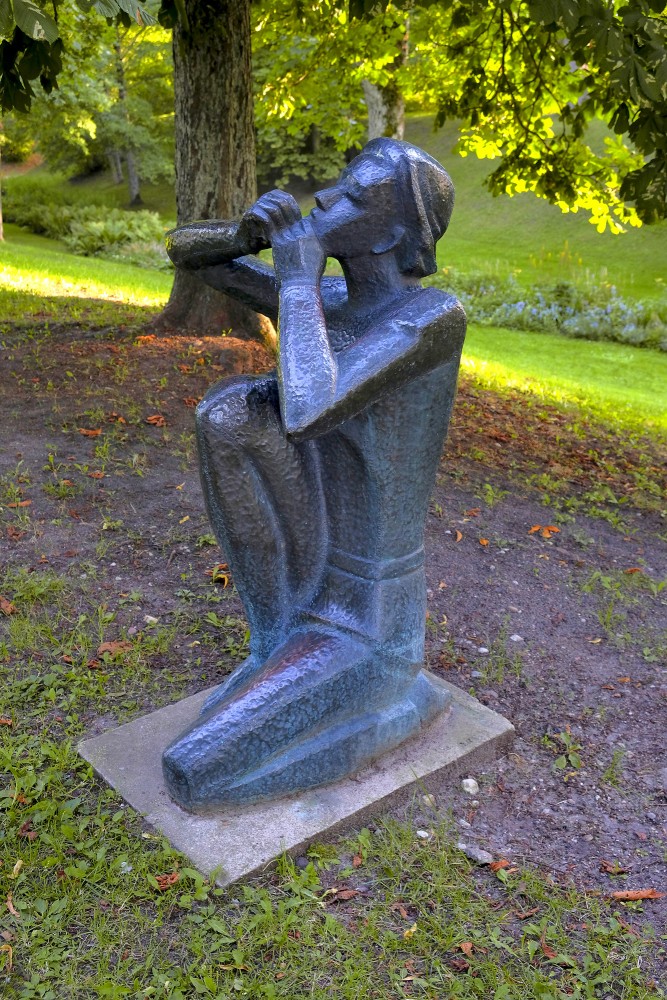 L. Rezevskas skulptūra "Stabulētājs" (1976)