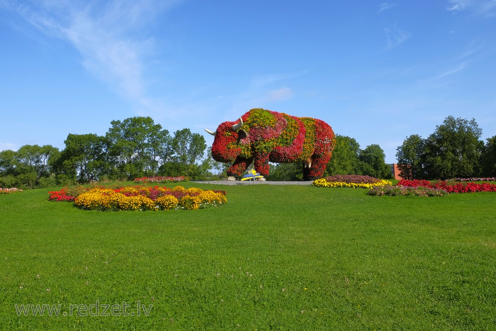 Flower bed "Flower Cow"