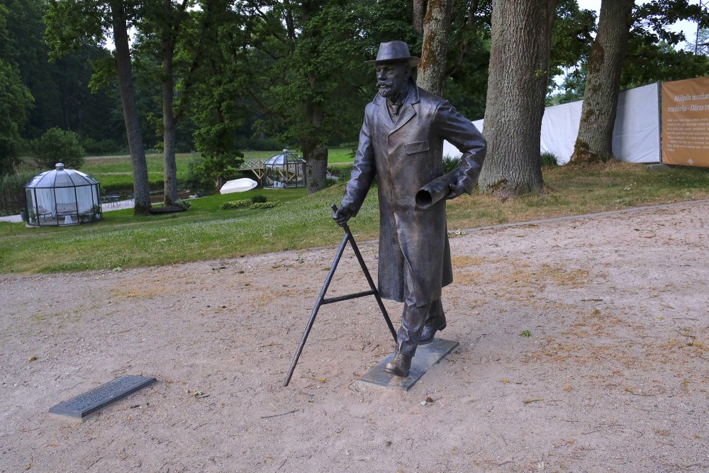 Monument to the architect Wilhelm Bockslaff