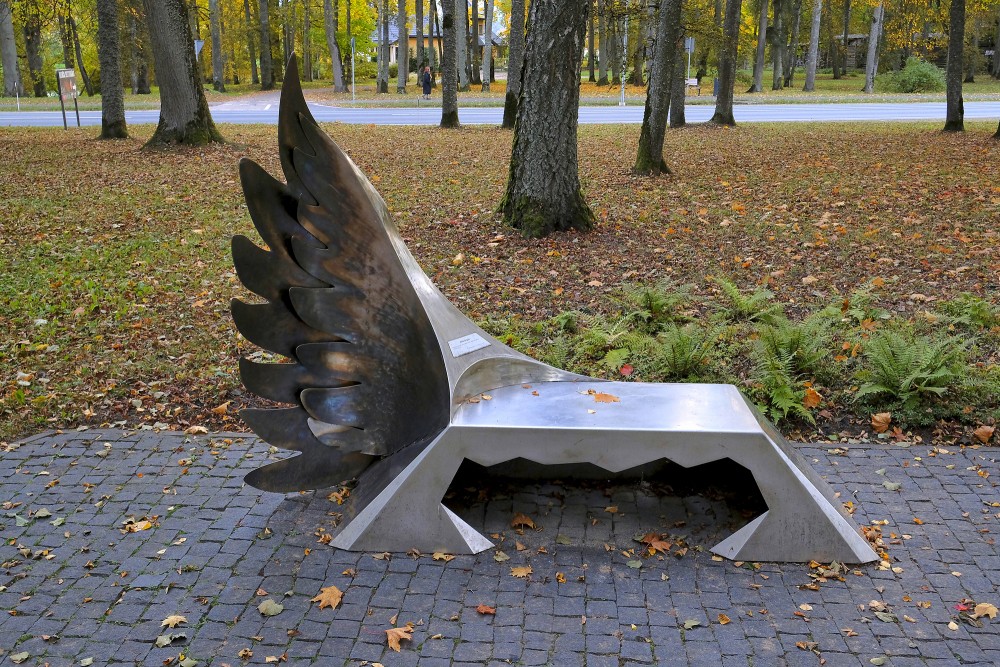 Environmental object "Honorary Chair for Kārlis Grigulis" Environmental object "Honorary Chair for Kārlis Grigulis"