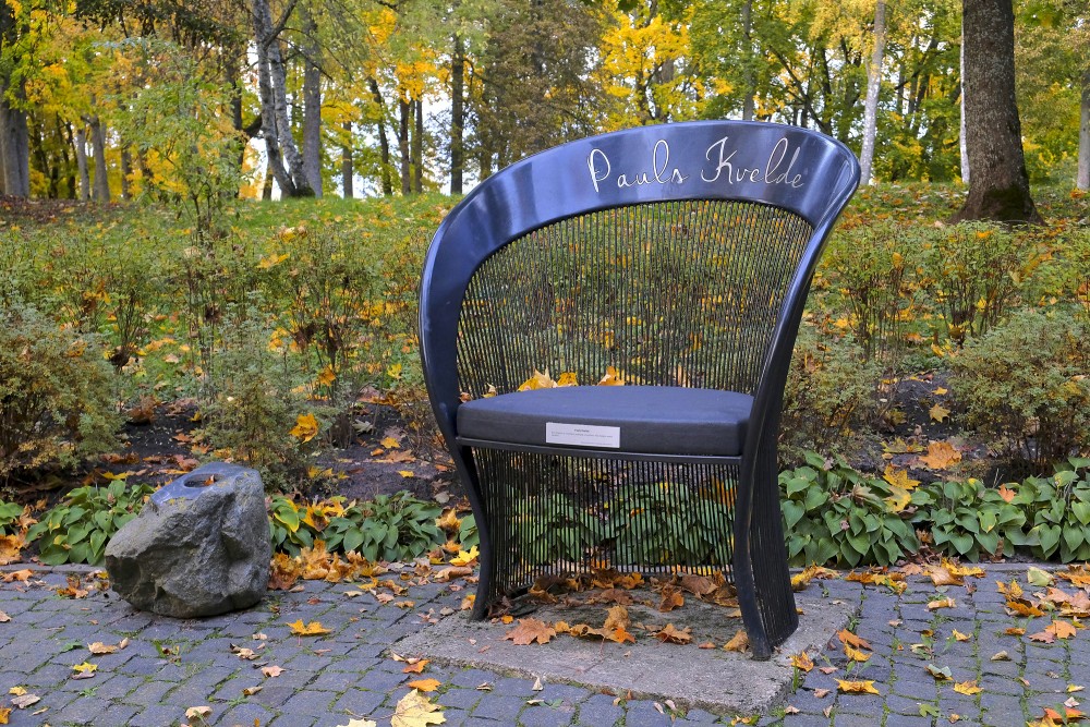 Honorary Chair for Conductor Pauls Kvelde in Rembate Park