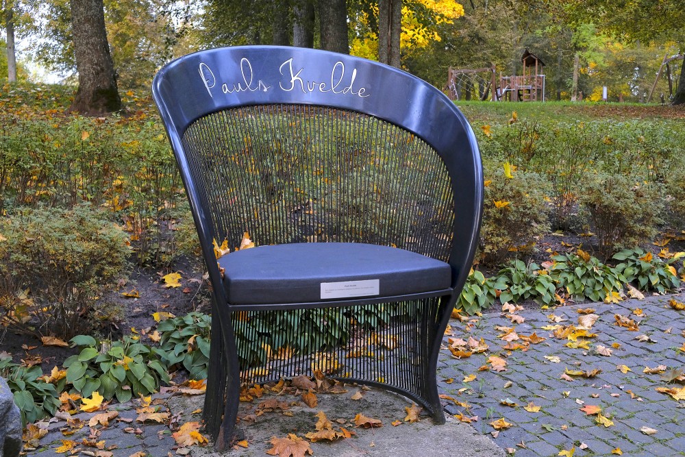 Environmental object "Chair of Honor for Conductor Pauls Kvelde"