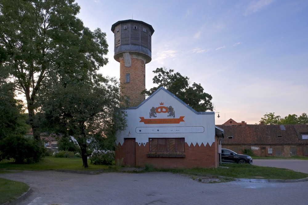 Old Town of Kuldīga, Kliņģera Street, Kuldīga Water Tower