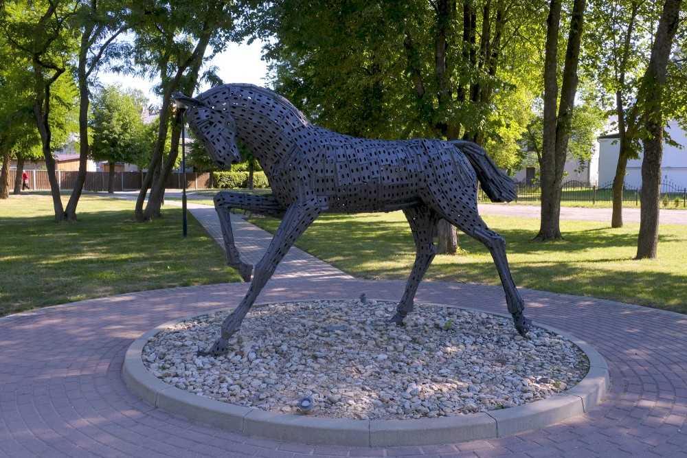 Horse Sculpture in Ilūkste