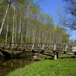 Barona Trail Bridge over River Vilce Barona Trail Bridge over River Vilce