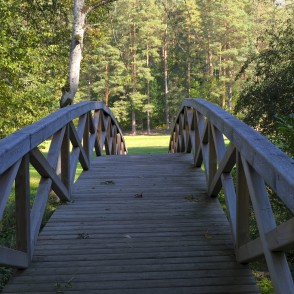 The Footbridge over Vilce at Vilce Hillfort and Zaķu Pļava (Meadow of hares) The Footbridge over Vilce at Vilce Hillfort and Zaķu Pļava (Meadow of hares)