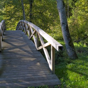The Footbridge over Vilce at Vilce Hillfort and Zaķu Pļava (Meadow of hares) The Footbridge over Vilce at Vilce Hillfort and Zaķu Pļava (Meadow of hares)