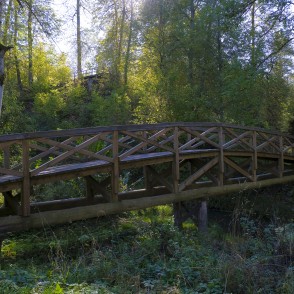 The Footbridge over Vilce at Vilce Hillfort and Zaķu Pļava (Meadow of hares) The Footbridge over Vilce at Vilce Hillfort and Zaķu Pļava (Meadow of hares)