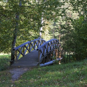 The Footbridge over Vilce at Vilce Hillfort and Zaķu Pļava (Meadow of hares) The Footbridge over Vilce at Vilce Hillfort and Zaķu Pļava (Meadow of hares)