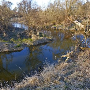 River Vilce estuary in River Svēte River Vilce estuary in River Svēte