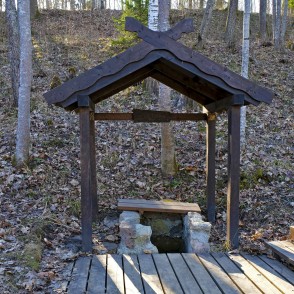 Lielmāte Spring in Vilce Nature Park Lielmāte Spring in Vilce Nature Park