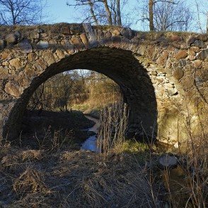 Mūrmuiža Arched Stone Bridge over River Vilce Mūrmuiža Arched Stone Bridge over River Vilce
